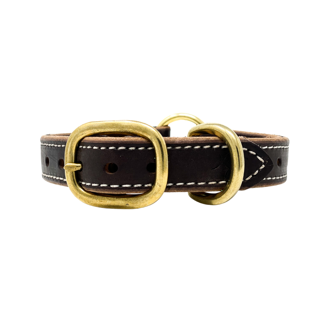 Flat Collar - Leather