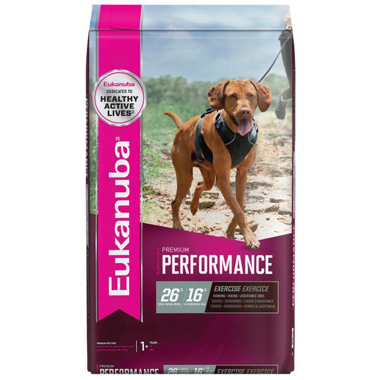 Eukanuba Premium Performance 26/16 EXERCISE Adult Dry Dog Food 40-lb bag