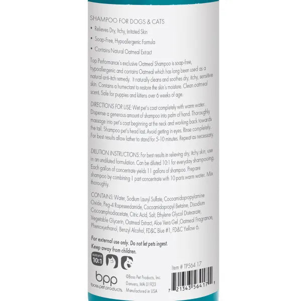 Oatmeal Dog Shampoo Concentrate